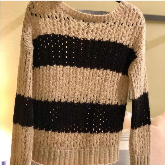 Tan & Black Knit Sweater - Picture 2 of 2
